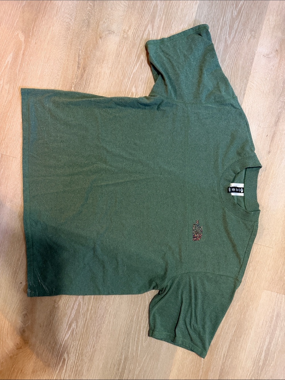 North Face Men's Green Crewneck - Classic Casual Knit